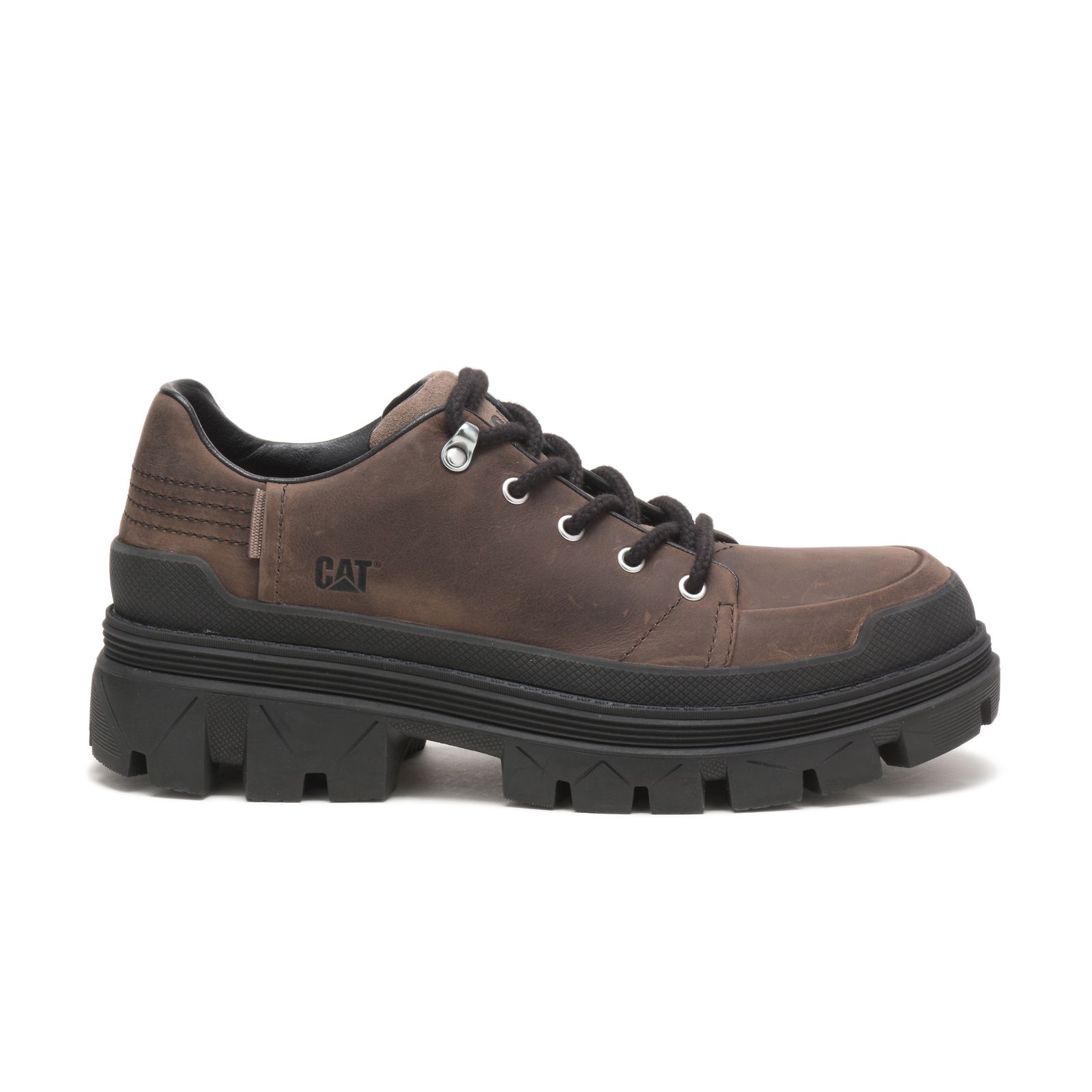 Caterpillar Shoes Lahore - Caterpillar Hardware Lo Mens Casual Shoes Dark Brown/Black (751302-NFW)